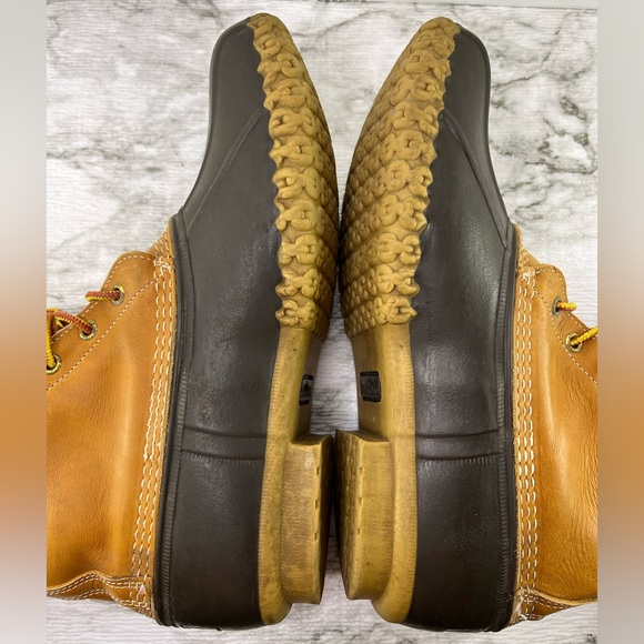 LL Bean Boots Men’s 9 M Brown Duck Waterproof Trail Hunting Outdoor Maine USA - Picture 7 of 8